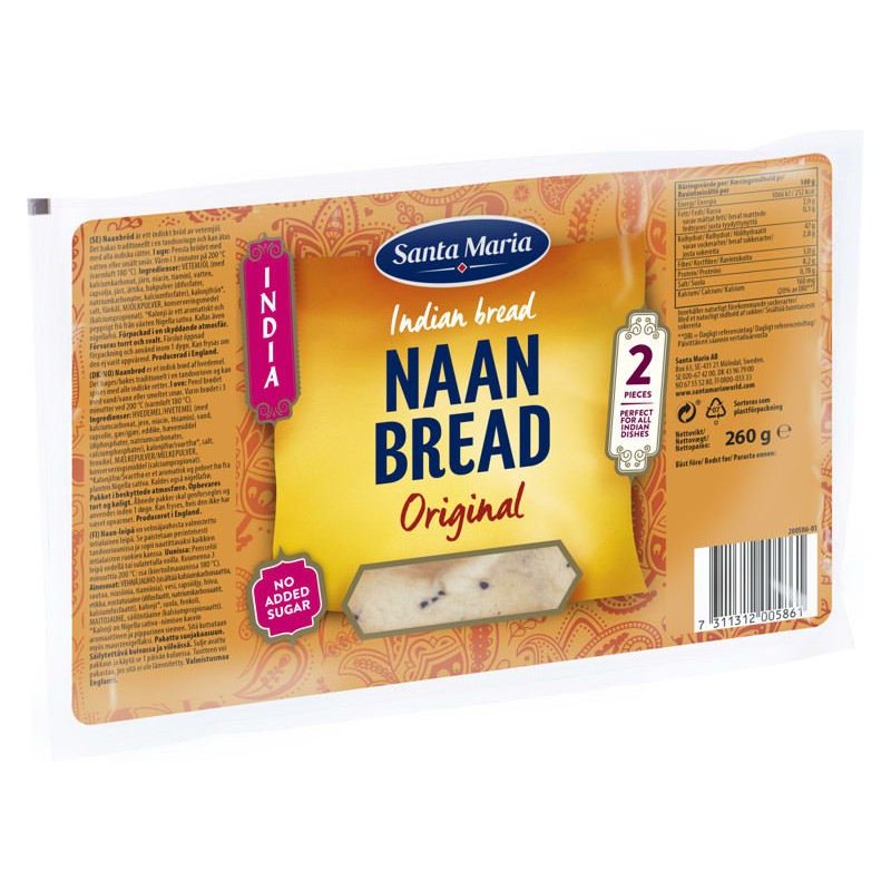 Naan Brød Original St.Maria Naan Brød Original St.Maria