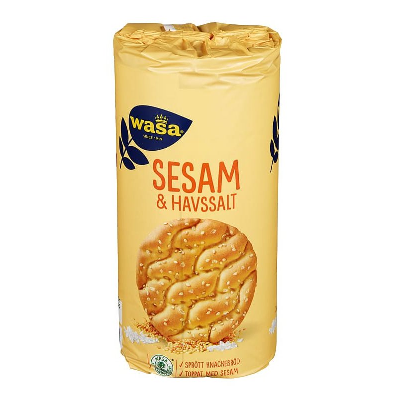 Knekkebrød Runda Sesam&Havsalt Wasa Knekkebrød Runda Sesam&Havsalt Wasa