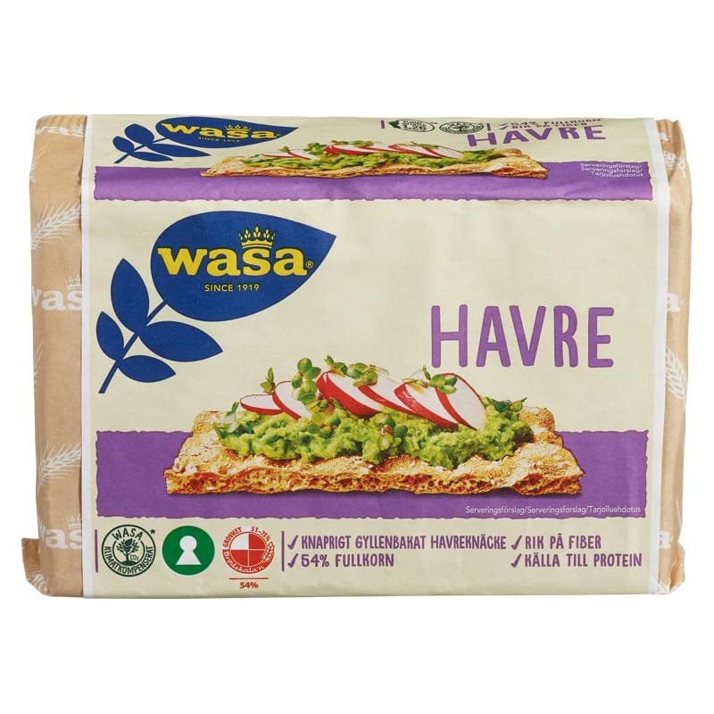 Havre Knekkebrød Wasa Havre Knekkebrød Wasa