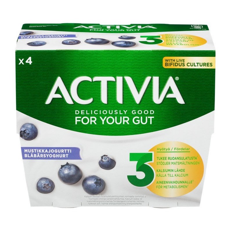 Activia Yoghurt Blåbær Activia Yoghurt Blåbær