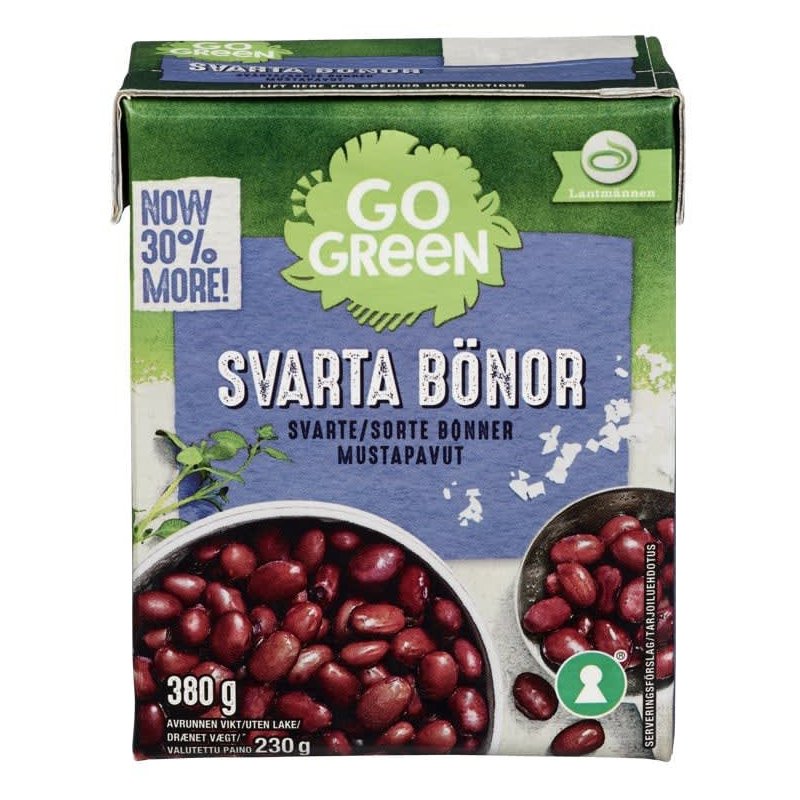 Bønner Svarte Økologisk Gogreen