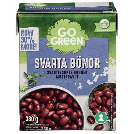 Bønner Svarte Økologisk Gogreen