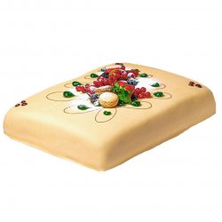 Marsipankake Firkantet