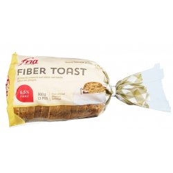 Fiber Toast Brød Skåret Glutenfri 500g