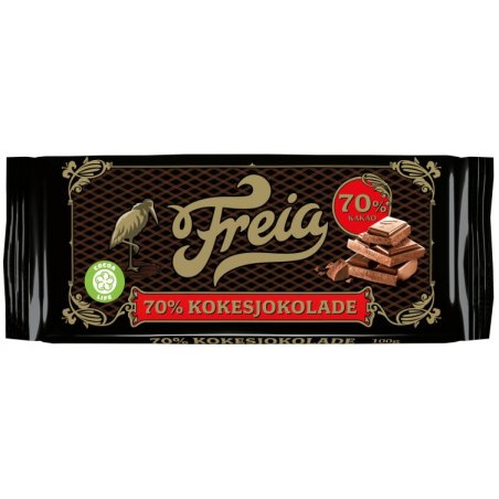 Kokesjokolade 70% 100g Freia