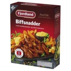 Fjordland Biffsnadder m/krydderpoteter & béarnaisesaus