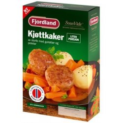 Fjordland kjøttkaker liten m/gulrot & poteter