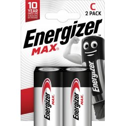 Batterier C2 Max 2stk Energizer