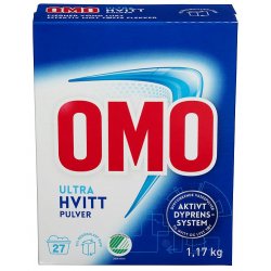 Omo Ultra Hvitt Pulver 1,17kg