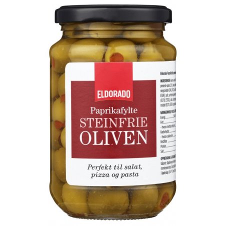 Oliven Paprikafyll U/Sten Eldorado