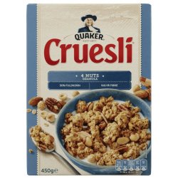 Cruesli 4 Nuts Quaker