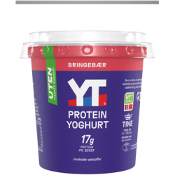 YT Proteinyoghurt Bringebær