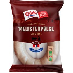 Medisterpølse Kokt 400g Gilde