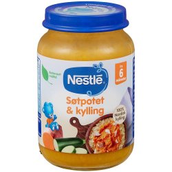 Søtpotet&Kylling 6Mnd 190g Nestle