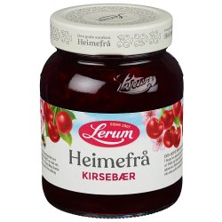 Kirsebær Heimefrå 390g Lerum