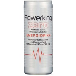 Powerking Zero Energidrikk 250ml Bx