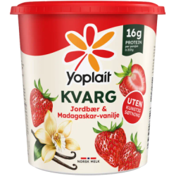 Yoplait Kvarg Jordbær&Madagaskar-Vanilje