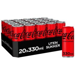 Coca-Cola Zero 0,33l Brett