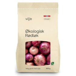 Rødløk Økologisk 500g Vilje