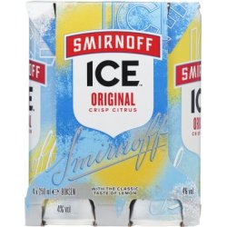 SMIRNOFF ICE 250MLX4 BX