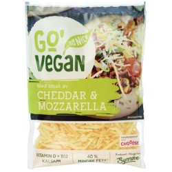 GO'VEGAN REVET CHEDDAR&MOZZARELLA 200G